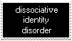 dissociative identity disorder stamp